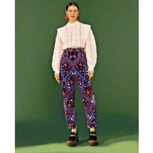 Rare Farm Rio Corduroy Embroidered Pants